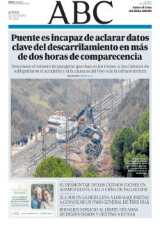 PUENTE ES INCAPAZ DE ACLARAR DATOS CLAVE DEL DESCARRILAMIENTO EN MÁS DE DOS HORAS DE COMPARECENCIA