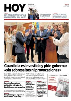 GUARDIOLA ES INVESTIDA Y PIDE GOBERNAR «SIN SOBRESALTOS NI PROVOCACIONES»