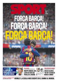 FORÇA BARÇA! FORÇA BARÇA! FORÇA BARÇA!