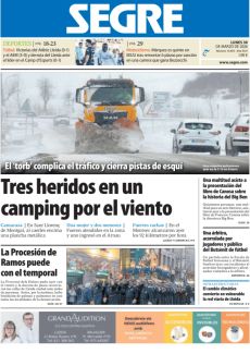 TRES HERIDOS EN UN CAMPING POR EL VIENTO