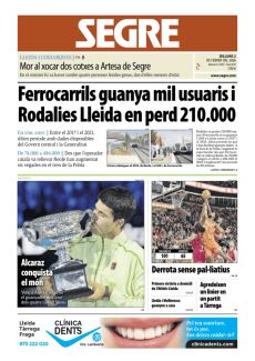 FERROCARRILS GUANYA MIL USUARIS I RODALIES LLEIDA EN PERD 210.000