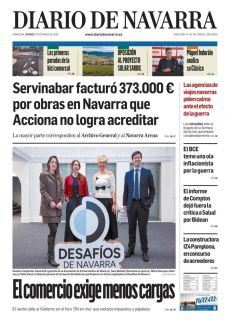 SERVINABAR FACTURÓ 373.000 € POR OBRAS EN NAVARRA QUE ACCIONA NO LOGRA ACREDITAR