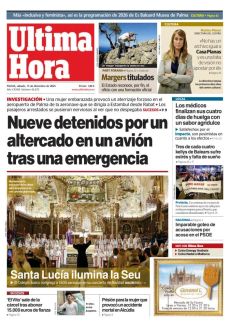 NUEVE DETENIDOS POR UN ALTERCADO EN UN AVIÓN TRAS UNA EMERGENCIA