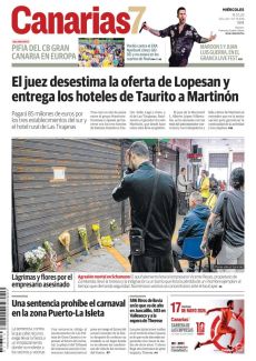 EL JUEZ DESESTIMA LA OFERTA DE LOPESAN Y ENTREGA LOS HOTELES DE TAURITO A MARTINÓN