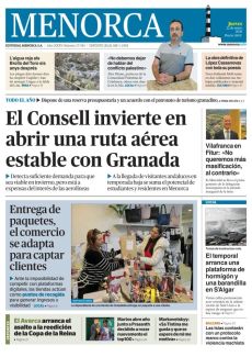 EL CONSELL INVIERTE EN ABRIR UNA RUTA AÉREA ESTABLE CON GRANADA