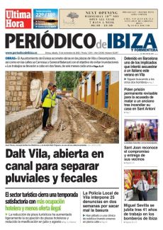 DALT VILA, ABIERTA EN CANAL PARA SEPARAR PLUVIALES Y FECALES