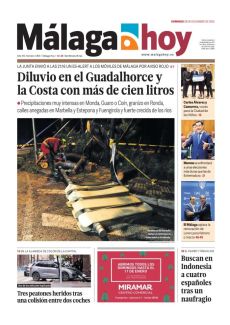 DILUVIO EN EL GUADALHORCE Y LA COSTA CON MÁS DE CIEN LITROS