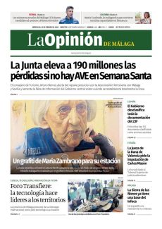 UN GRAFITI DE MARÍA ZAMBRANO PARA SU ESTACIÓN